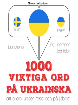 cover image of 1000 viktiga ord på ukrainska
